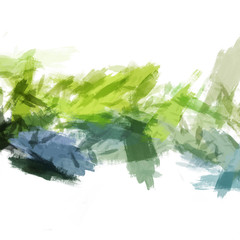 Brushed Painted Abstract Background. Brush stroked painting. Artistic vibrant and colorful wallpaper..