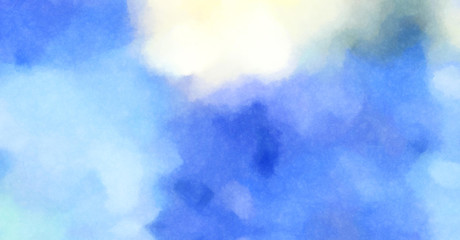 Watercolor painted background. Abstract Illustration wallpaper. Brush stroked painting. 2D Illustration.