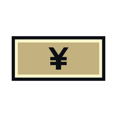 Fototapeta premium 円記号のお金のアイコン