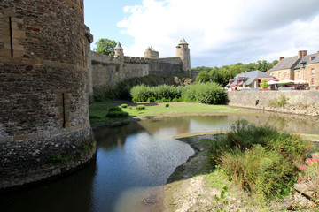 Fototapeta na wymiar Fougères - Le Château Fort
