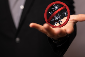 Coronavirus abstract background. protection Genetics Bacteriological Microorganism..