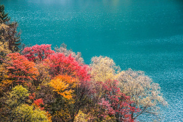 Fototapeta na wymiar autumn landscape in china