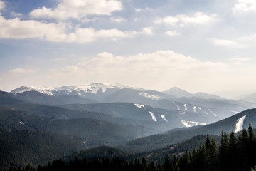 Fototapeta na wymiar Carpathians views