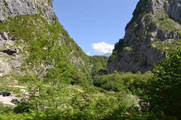 landscape in the mountains
