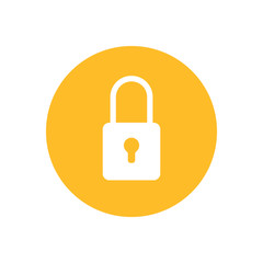 lock icon, security icon vector illustration 