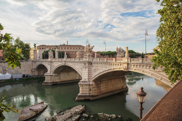 Charming view of the Ponte Vittorio Emanuele II