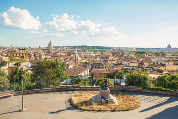 Nice colorful daytime city landscape