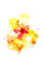 Brushed Painted Abstract Background. Brush stroked painting. Artistic vibrant and colorful wallpaper..