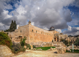 The mountain on which King Solomon erected the first temple to the One God is sacred to Jews,...