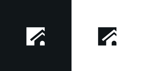 Minimalist Real Estate Vector Logo