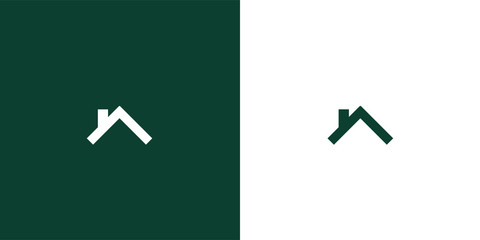 Minimalist Real Estate Vector Logo
