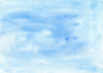 Light Blue Watercolor Background. Watercolor abstract blue background