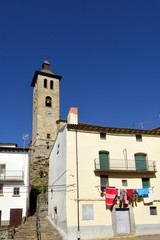 Fototapeta na wymiar San Pedro church of Biescas, Huesca province, Aragon, Spain
