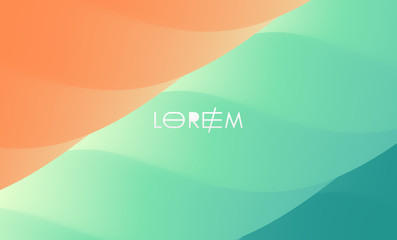 Abstract background with dynamic effect. Creative design poster with vibrant gradients. Vector Illustration for advertising, marketing, presentation. Mobile screen.