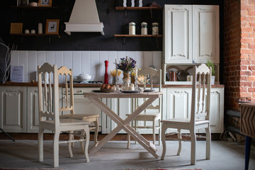 interior of kitchen