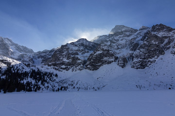 Hiking train to Morskie Oko from Zakopane (Poland)
