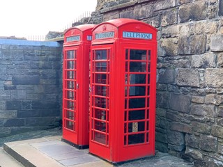  Edinburgh Castle Telefonzelle