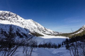 Hiking train to Morskie Oko from Zakopane (Poland)