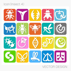 アイコン・昆虫（Insect 4）Vector Design