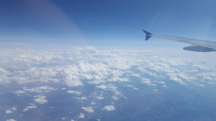 above the world in the beautiful clouds