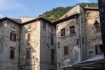 Gubbio, historic city in Umbria, Italy