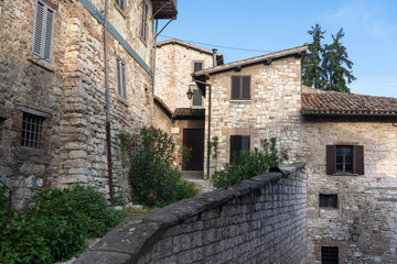 Gubbio, historic city in Umbria, Italy