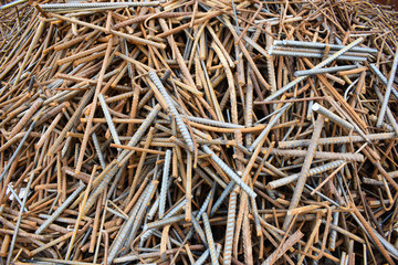 Construction Material at Under Construction Site
