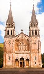 Fototapeta na wymiar basilica of santa maria la real in covadonga. Asturias. Spain