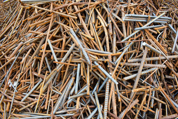 Construction Material at Under Construction Site