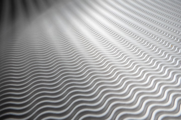 White Simple Background with Waves stamp pattern