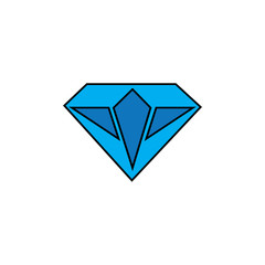 Diamond  jewelry Logo Template vector icon illustration design