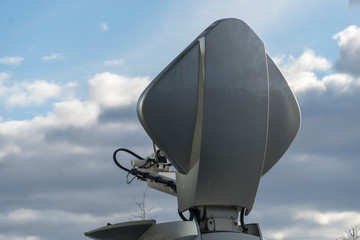 Satellite dish. Mobile antenna system