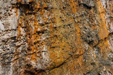  beautiful cliff texture on the sea coast