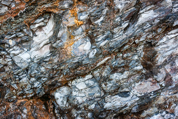  beautiful cliff texture on the sea coast
