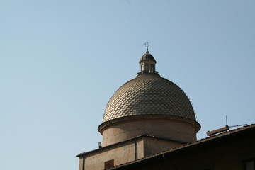 Pisa, Italy : view of the dome of cemetery of Pisa