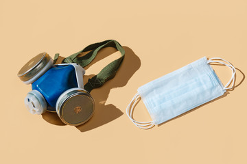 Comparison of building respirator and disposable medical masks to protect respiratory organs during...