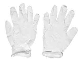 Obraz premium latex glove protective protection virus corona coronavirus disease epidemic medical health hygiene