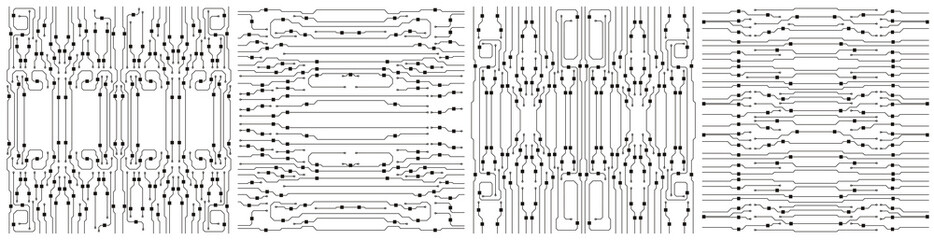 Circuit integrated board vector background texture .illustration.