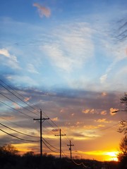 Obraz premium sunset sky