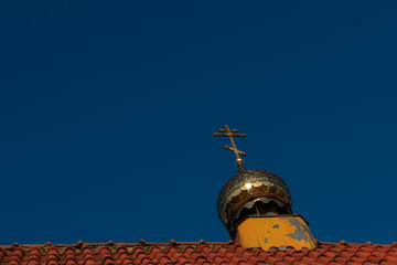 The roof of the Orthodox Church in Belarus
