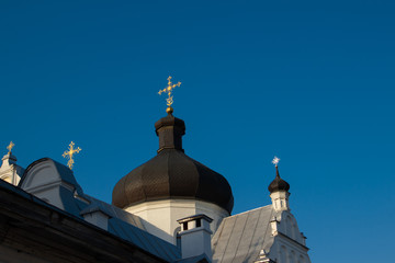 The roof of the Orthodox Church in Belarus