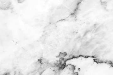 Obraz premium White marble texture with natural pattern for design art work,background