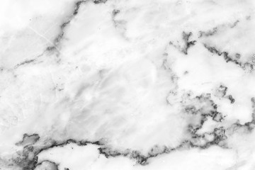 White marble texture with natural pattern for design art work,background