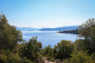 lake in the mountains