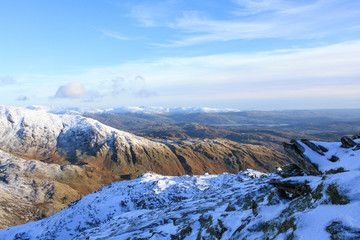 winter mountain landscape