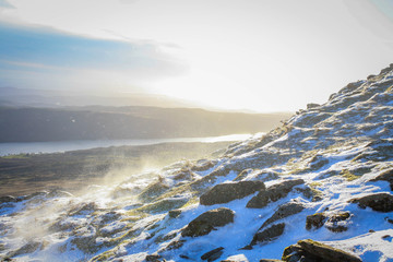 snow-covered mountain
