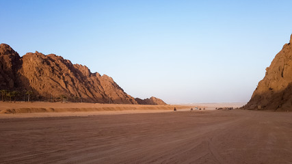 Fototapeta na wymiar desert in jordan