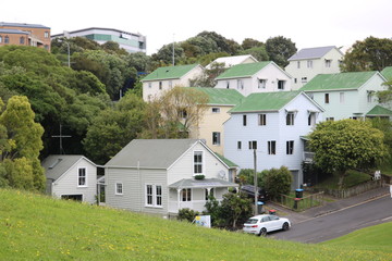 Wohngebiet in Neuseeland
