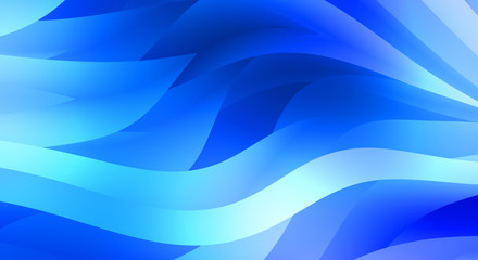 Abstract background with colorful gradient. Vibrant graphic wallpaper with stripes design. Fluid 2D illustration of modern movement.