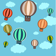 Baby Shower Card Design Vector Art.  Decorative backgrounds for boys and girls